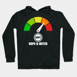 Meter Series - NOPE-O-METER 2 - Nope Icons - Gauge Level 4 - NOPE - 4B Hoodie